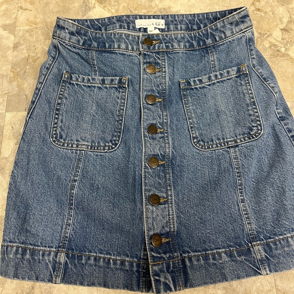 Jean skirt from loft